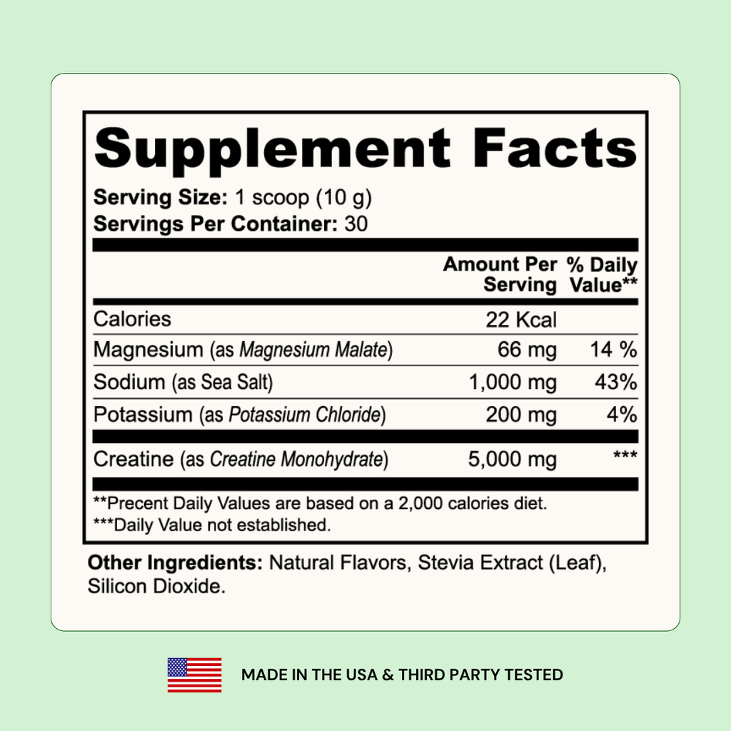 Creatine + Electrolytes Blend